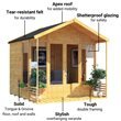 BillyOh Ivy Tongue and Groove Apex Summerhouse Info Arrows